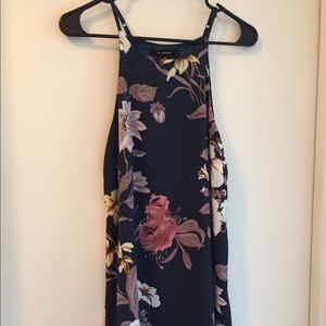 Olivaceous flower print dress